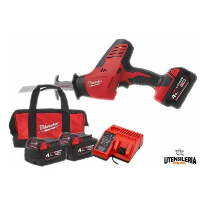 Seghetto diritto Milwaukee M18 C18 HZ-402B in Kit con borsa e 2 batterie