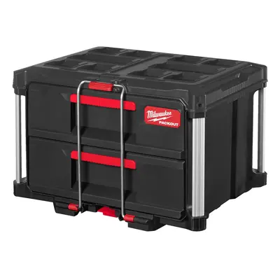 Cassettiera porta utensili Milwaukee PACKOUT 560x410x360mm a 2 cassetti