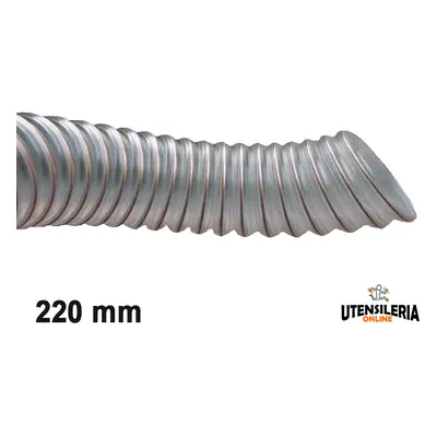 Tubo ARIA/PU per aspirazione polveri, trucioli e materiale abrasivo, 220mm (20mt)