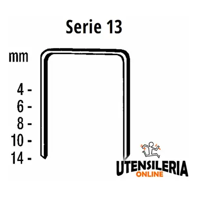 Punti in acciaio zincati RAPID SERIE 13 0.5x0.75mm conf.5000pz