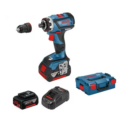 Bosch trapano avvitatore GSR 18V-60 FC Professional con 2 batterie 5Ah, caricabatterie e valiget