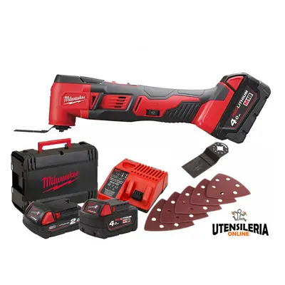 Utensile multifunzione Milwaukee M18 BMT-421C + Batteria 4.0Ah e 2.0Ah