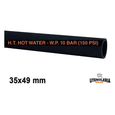 Tubo in gomma HOT WATER/120 per acqua calda e fluidi non corrosivi 35x49mm (60mt)