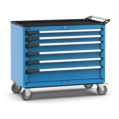 Carrello portautensili Fami Master con 6 cassetti ad estrazione regolabile blu, 1020x573x922mm