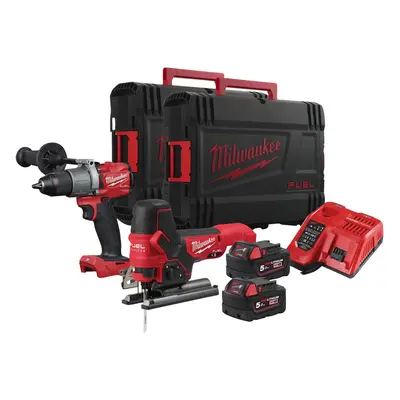 Milwaukee trapano avvitatore M18 FDD2 e seghetto alternativo M18 FBJS in Kit 18V