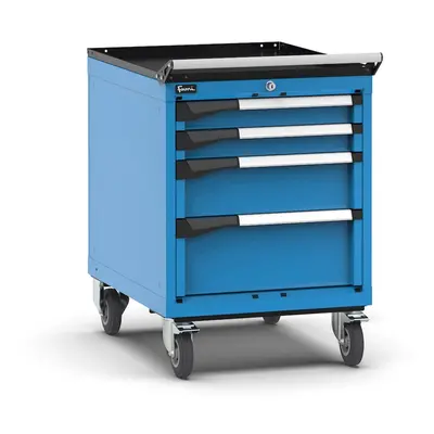 Carrello portautensili Fami Master con 4 cassetti ad estrazione regolabile blu, 561x726x822mm