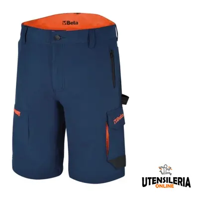 Bermuda da lavoro elasticizzati Beta 7661B Slim Fit, 140g (tg. XS-3XL)