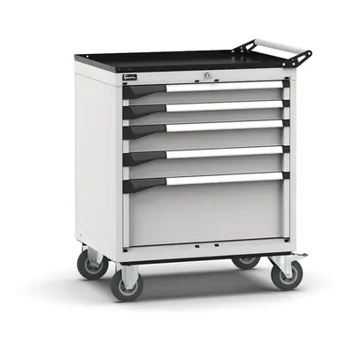 Carrello portautensili Fami Master con 5 cassetti ad estrazione regolabile grigio, 714x573x922mm