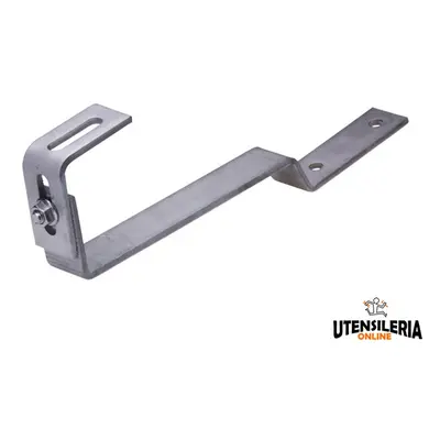 Gancio regolabile GTPR tegola piatta in acciaio inox A2 (10pz)