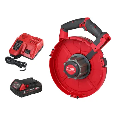 Sonda tiracavi a batteria Milwaukee M18 Fuel FPFT con cavo acciaio 36 mt in Kit