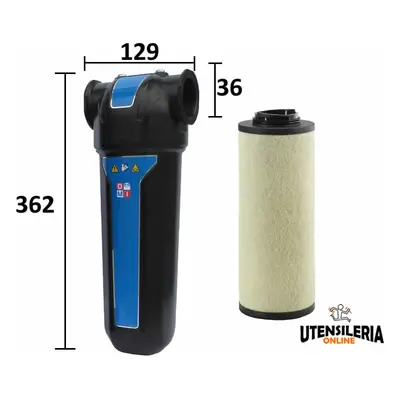 Filtro per polveri oli e uso generale AF500 grado PF OMI 8333 l/min