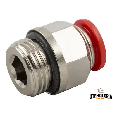 Raccordi diritti maschio cilindrici Aignep 50020 per aria compressa (10pz)