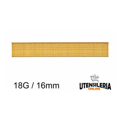 Groppini zincati Milwaukee Brad Nails 1,05x1,25mm 18G/16mm/SC1 (10.000pz)