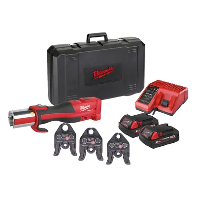 Pressatrice idraulica compatta Milwaukee M18 BLHPT in kit con ganasce TH 16-26