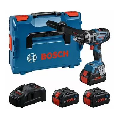 Bosch trapano avvitatore GSR 18V-150 C BITURBO con 3 batterie 8.0Ah e valigetta