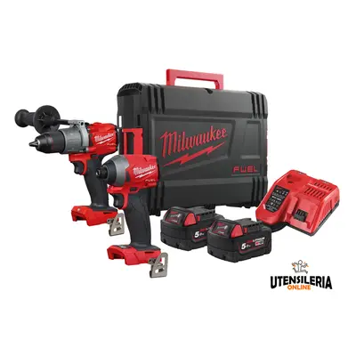 Trapano avvitatore M18 FPD2 + Avvitatore ad impulsi M18 FID2 in Kit 18V