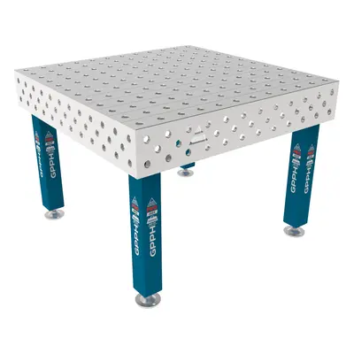 Banco per saldatura SteelMax INOX GPPH 1,2x1,2mt spessore 15mm, fori 28mm
