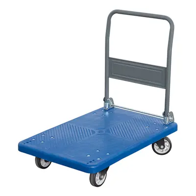 Carrello portapacchi Fervi C300 con piattaforma in pvc, portata 300kg