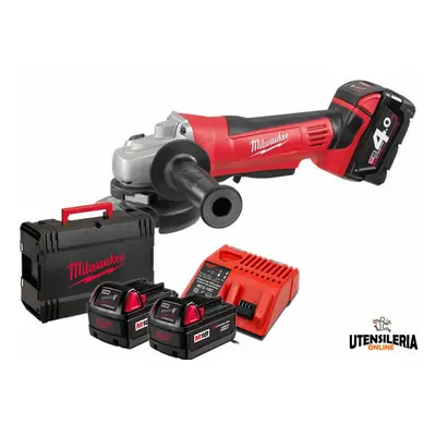 Smerigliatrice angolare Milwaukee 115mm M18 HD18 AG-115-402C in Kit