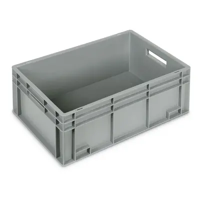 Cassetta in plastica Fami Euro Box 600x400x232mm con maniglie aperte e fondo rinforzato