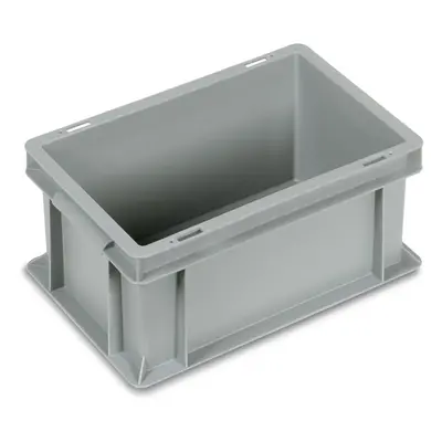 Cassette in plastica Fami Euro Box 300x200x147mm con maniglie a conchiglia e fondo liscio (10pz)