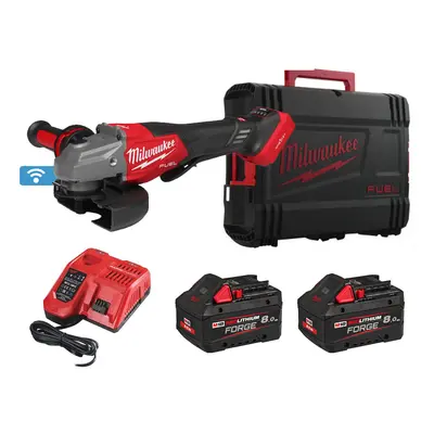 Smerigliatrice angolare Milwaukee M18 Fuel FHSAGO125VXPDB2 disco 125mm in Set