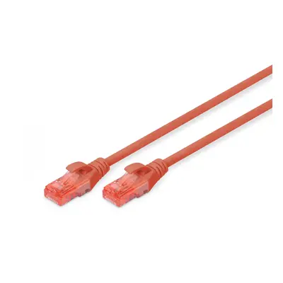 Digitus DK-1612-030/R cavo di rete Rosso 3 m Cat6 U/UTP DK-1612-030/R