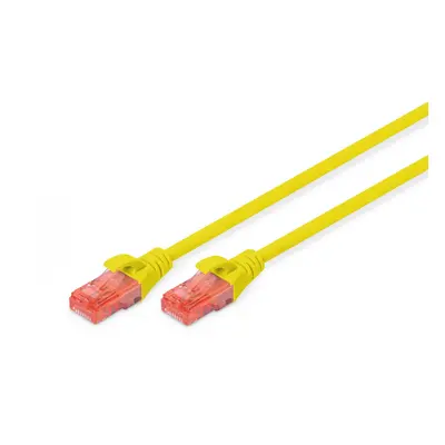 Digitus DK-1612-010/Y cavo di rete Giallo 1 m Cat6 U/UTP DK-1612-010/Y