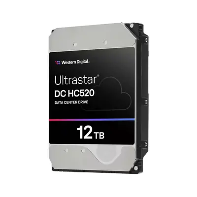 WD Ultrastar DC HC520 12TB 3.5 HDD SATA 512E ISE 7200RPM 0F30144