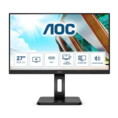 AOC U27P2CA Monitor PC 68,6 cm (27") 3840 x 2160 Pixel 4K U27P2CA