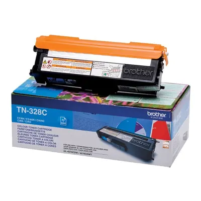 Brother TN-328C cartuccia toner 1 pz Originale Ciano TN328C