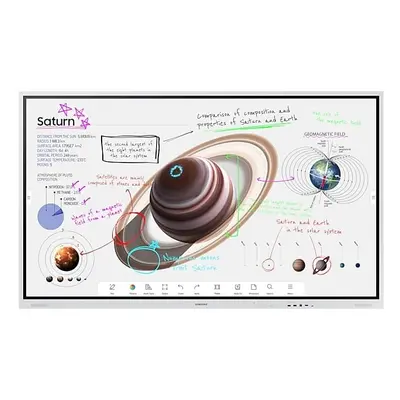 Samsung WM75B lavagna interattiva 190,5 cm (75") 3840 x LH75WMBWLGCXEN