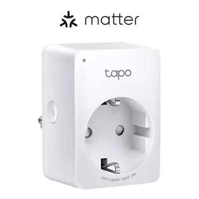 TP-Link Tapo P100M(EU) Mini Smart Wi-Fi Socket, Matter Tapo P100M(EU)