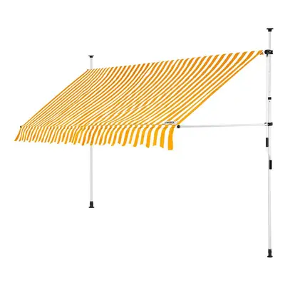 Tenda da sole Giallo/bianco 350cm