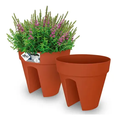 Set di 2 vasi da fiori in terracotta 28,5x25,5 cm