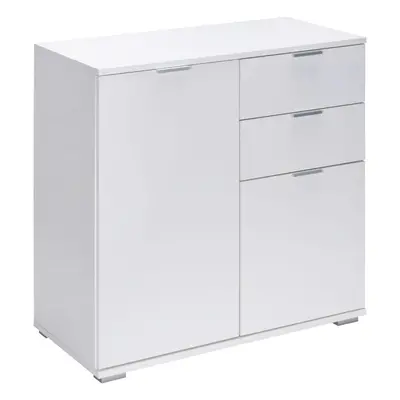 Credenza "Alba"" bianca con 2 ante e cassetti - tipo DB121"