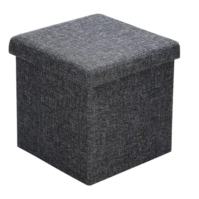 Pouf contenitore grigio scuro 38x38x38cm 40L