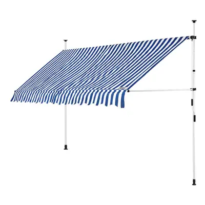 Tenda da sole blu/bianco 200cm