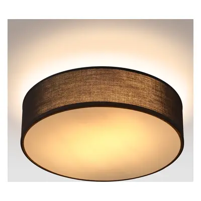 Lampadario in Stoffa Nero Ø38cm