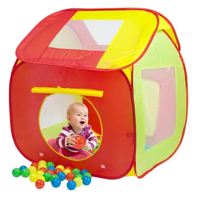 Tenda gioco per bambini 200 palline colorate 85x85x100cm