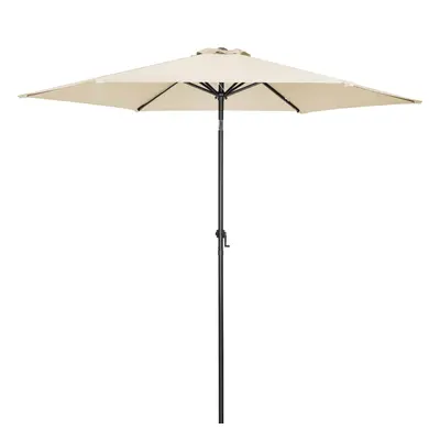 Ombrellone da giardino alluminio beige Ø300cm UV 80+