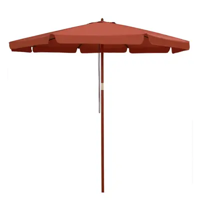 Ombrellone terracotta Ø330cm - protezione UV50+