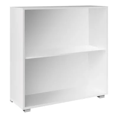 Libreria Vela 2 ripiani bianco 77x60x28cm