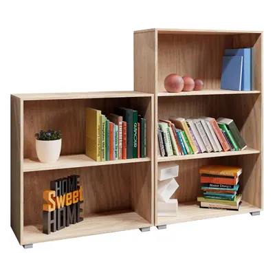 Libreria Vela 2+3 ripiani rovere