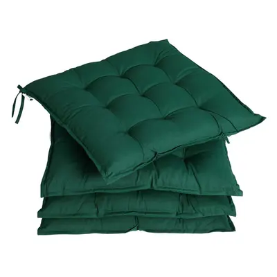 Set 4 x Cuscini per Sedie Cozy verde 41x37x5cm