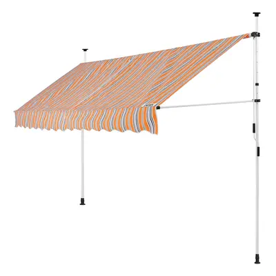 Tenda da sole Arancione/nero/bianco 400cm