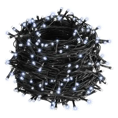 Catena di luci Natale 600 LED bianco freddo 60m