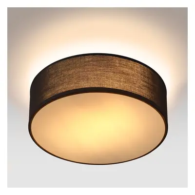 Lampadario in Stoffa Nero Ø30cm