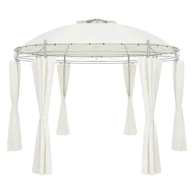 Gazebo Toscana Ø350cm crema