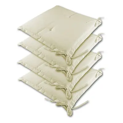 Set 4 x Cuscini per Sedia Sydney crema 41x37x5cm